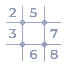 Symbol von Sudoku - Zahlenrätsel-Spiel